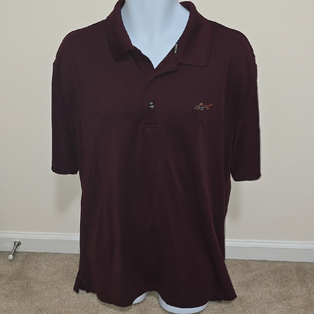 Greg Norman Collection Dark Maroon Polo Shirt